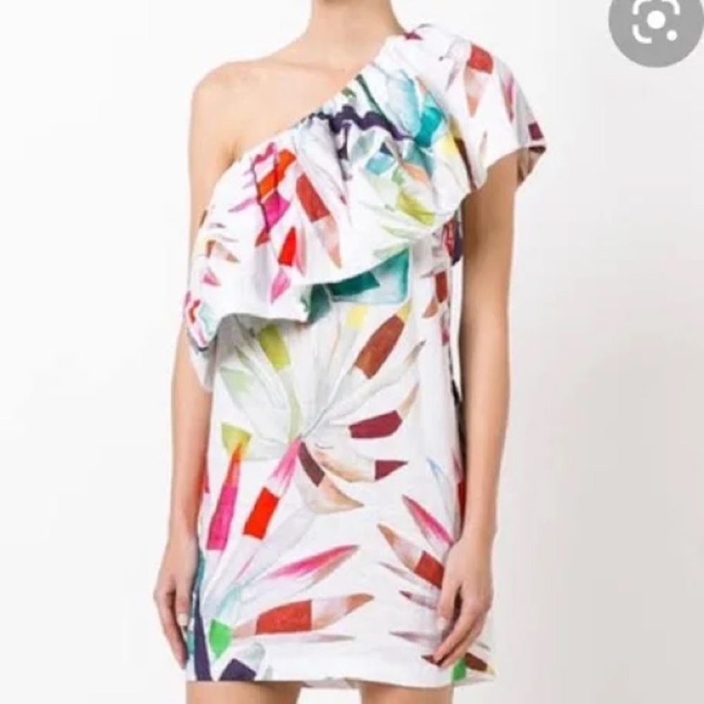 Mara Hoffman one shoulder dress EUC